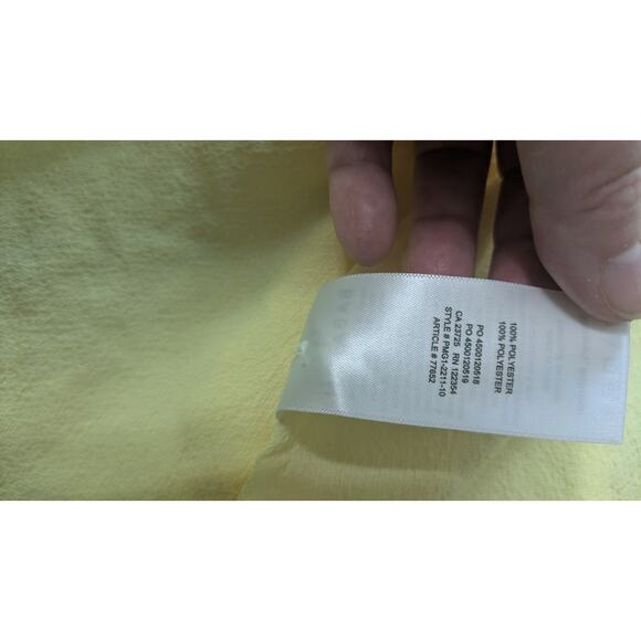BABATON Aritzia bergen blouse yellow flowy Lemon Meringue XSS Oversized Butter - Picture 5 of 14